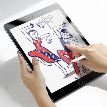 ALLY iPad Air 20202022 10.9 Paper Like Film Darbe Emici Pet Ekran Koruyucu