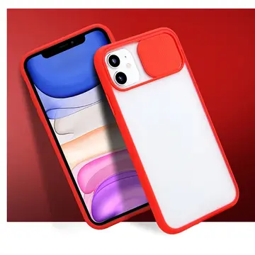 Ally İPhone 12 Pro 6.1 Kamera koruyucu Sürgülü Şeffaf Kılıf