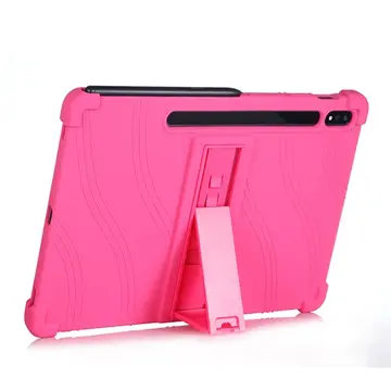 ALLY Galaxy Tab S8 S7 T870 /  T875 11 inç Standlı Silikon Kılıf