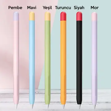 Ally Apple Pencil 2 İçin Koruyucu Kaymaz Silikon Kılıf