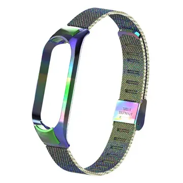 Xiaomi Mi Band 5 Metal Kayış Kordon Kopçalı Milano Loop