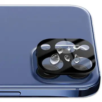 İPhone 12 Pro Max 6.7 3D full Kaplama Tempered Cam Kamera Koruyucu