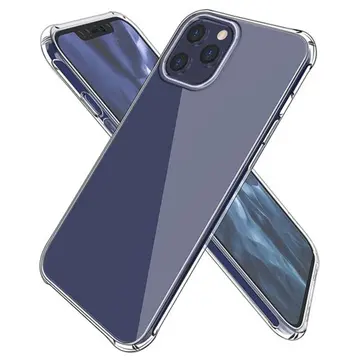 İPhone 12 Pro Max 6.7 Anti-Drop Silikon Kılıf Shockproof Şeffaf  kılıf