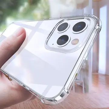 İPhone 12 Pro Max 6.7 Anti-Drop Silikon Kılıf Shockproof Şeffaf  kılıf