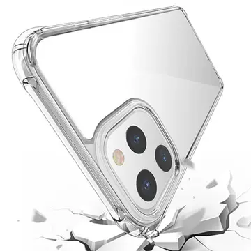 İPhone 12 Pro Max 6.7 Anti-Drop Silikon Kılıf Shockproof Şeffaf  kılıf