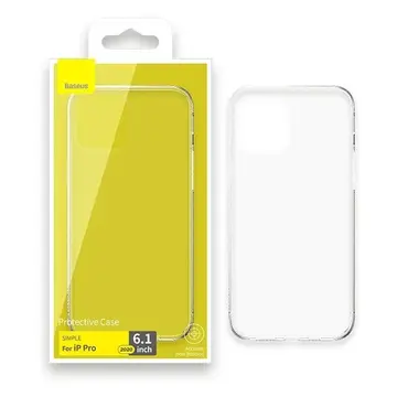 Baseus Simple Case İPhone 12 Pro 6.1 İnce Şeffaf Silikon Kılıf