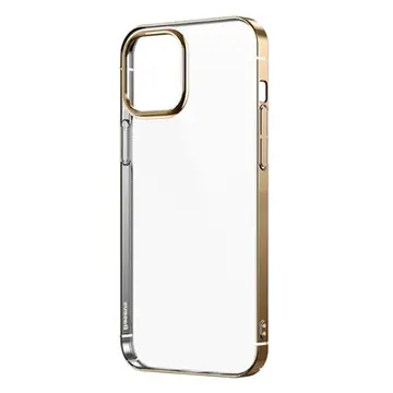 Baseus Glitter İPhone 12/12 Pro Şeffaf Lüx Silikon Kılıf Soft TPU Kılıf