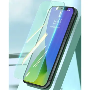 BASEUS  İPhone 12/ 12 Pro 6.1 0.30mm Full Tempered Cam Ekran Koruyucu 2Set Anti-Bluelight