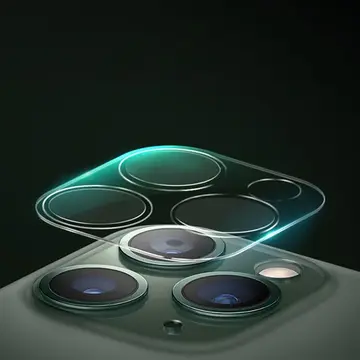 iPhone 12 6.1 Pro Full Tempered Kamera Koruyucu Kırılmaz Cam