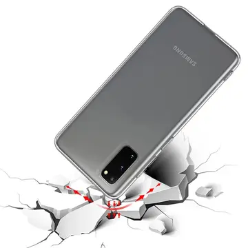 SM Galaxy S20/ S2 Lite 2.0mm Şeffaf Silikon kılıf Shockproof kılıf -> ŞEFFAF