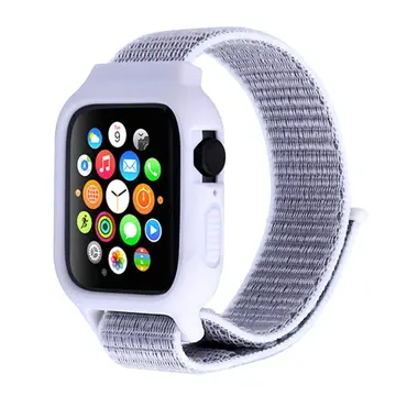 Ally Apple Watch 6-SE-5-4 44mm / 3-2-1 42mm Kayış Kordon Kılıf Silikon