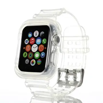 ALLY Apple Watch 6-SE-5-4 44mm / 3-2-1 42mm Kayış Kordon Kılıf Silikon