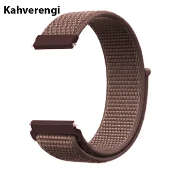 22MM Gear S3 Watch 4 -Gt2 GT2E 46MM Kayış Kordon Lylon Loop
