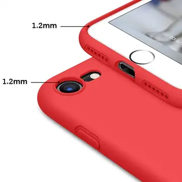 ALLY İPhone SE2 İPhone 8-7 Lansman Kılıf İçi Kadife Soft Silikon Kılıf
