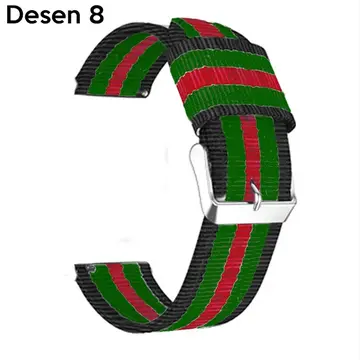 22MM Gear S3 Watch 4 -GT2 GT2E 46MM Kayış Kordon Nylon Watch 3 45MM