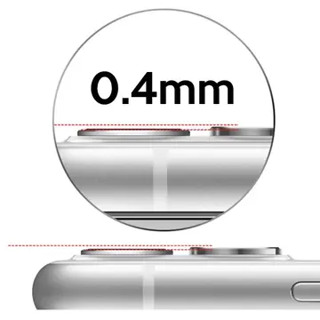 ALLY İPhone 11  6.1 3D  Metal Çerçeveli Kamera Lens Koruyucu