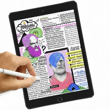 ALLY İPad 9.7 İnch Paper Like Film Darbe Emici Pet Ekran Koruyucu iPad 5/6/7/8