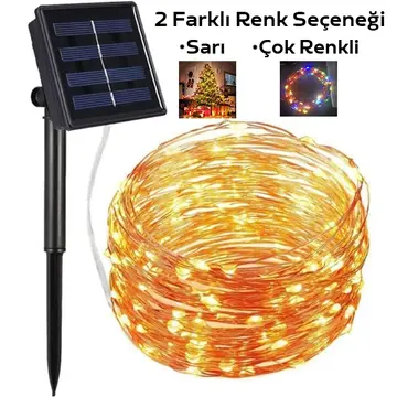 ALLY Solar Güneş Enerjili Dış Bahçe Aydınlatma Su Geçirmez Led 10M