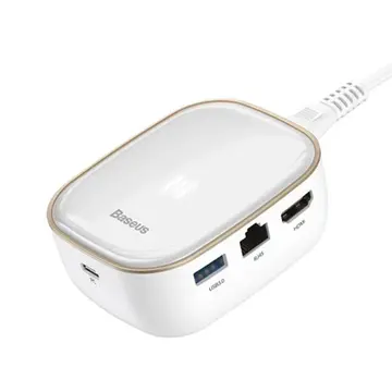 Baseus 6in1 USB Type C Çok Fonksiyonlu HUB B 3.0RJ45HDMISDmicro SD)  60W