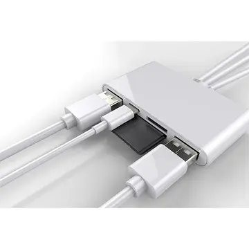 ALLY 3 İN1  İPhone+Usb C+ Usb A Kamera Okuyucu Kart Okuyucu