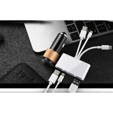 ALLY 3 İN1  İPhone+Usb C+ Usb A Kamera Okuyucu Kart Okuyucu