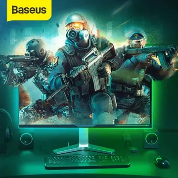 BASEUS Game Light RGB 5050 Esnek Oyuncu Pc LED Şerit Işık 5W15 m