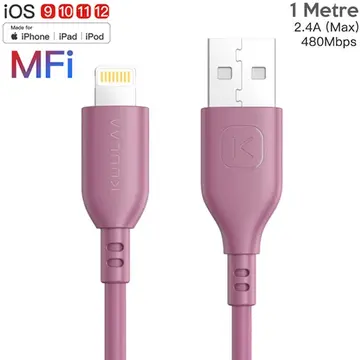 KUULAA 1M MFI Sertifikalı İPhone Usb Şarj  kablosu