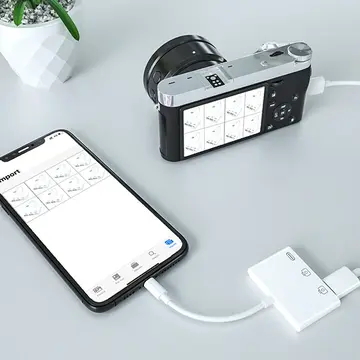 ALLY 3in1 İPhone/İPAD lightning To Usb Kamera Okuyucu