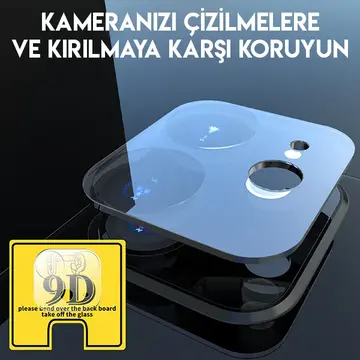 iPhone 11 6.1 full Tempered Kamera Koruyucu Kırılmaz Cam