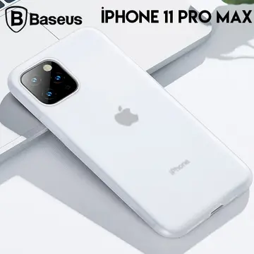 Baseus Jelly Liquid Silica Gel iPhone 11 Pro Max 6.5 Kılıf Şeffaf Sıvı Silikon Kılıf
