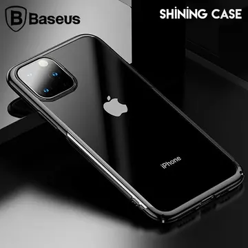 Baseus Shining Case İPhone 11 Pro Max 6.5 Ultra ince Silikon Kılıf