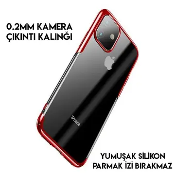 Baseus Shining Case İPhone 11 Pro Max 6.5 Ultra ince Silikon Kılıf
