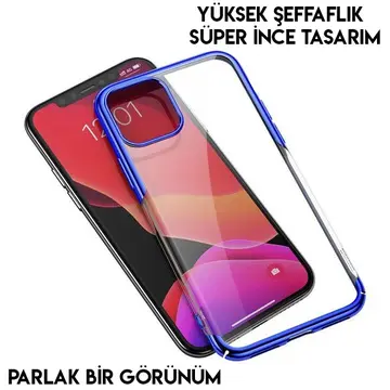 Baseus Glitter Case İPhone 11 Pro 5.8  Şeffaf Lüx Silikon Kılıf