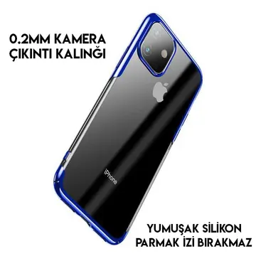 Baseus Glitter Case İPhone 11 Pro 5.8  Şeffaf Lüx Silikon Kılıf
