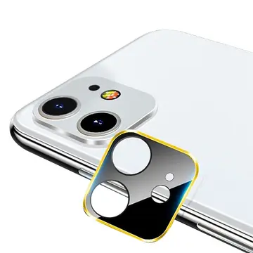 iPhone 11 6.1 İnch 3D Metal Kamera Koruyucu Metal Lens
