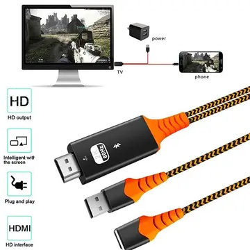 Ally Phone Usb HDTV Cable Lightning Type C hdmi kablosu