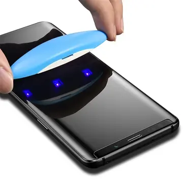 Ally İPhone 11 Pro Max/ Xs Max Full Liquid+Uv Işık 3D Kırılmaz Cam Ekran Koruyucu