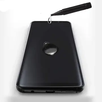 Ally İPhone 11 Pro Max/ Xs Max Full Liquid+Uv Işık 3D Kırılmaz Cam Ekran Koruyucu