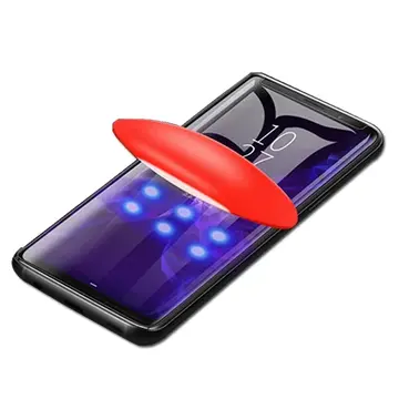 Ally İPhone 11 Pro Max/ Xs Max Full Liquid+Uv Işık 3D Kırılmaz Cam Ekran Koruyucu