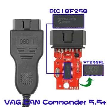 VAG CAN Commander 5.5+ Pin Reader 3.9Beta VWSkoda Teşhis Tarayıcı Aracı