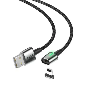 Baseus Zinc Magnetic Usb Kablo Şarj İPhone 14-13-12-11 1Metre