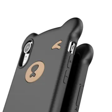 Baseus İPhone Xs Max Bear Sevimli Ayı Figür Soft Silikon Kılıf