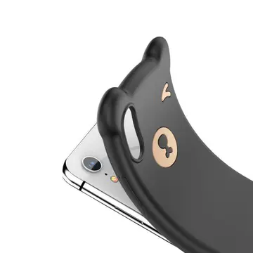 Baseus İPhone Xs Max Bear Sevimli Ayı Figür Soft Silikon Kılıf