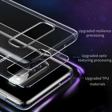 Baseus Galaxy S10 Simple Ultra İnce  Kamera Korumalı Silikon Kılıf