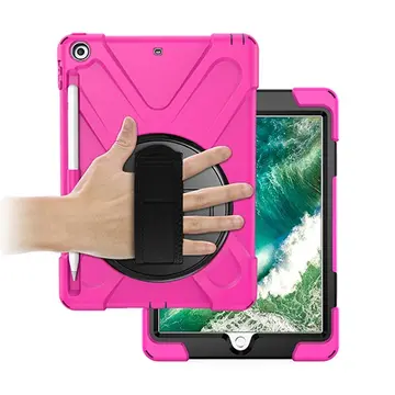 İPad 9.72017 İPad 9.7 2018 Kalem Yerli Standlı Zırh Kılıf/shockproof case