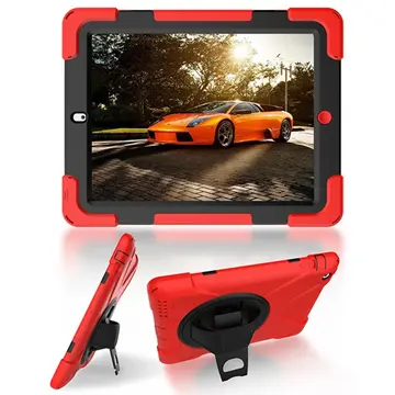 İPad 2/İPad 3/İPad 4/Shockproof 3 Katmanlı Standlı Zırh Kılıf