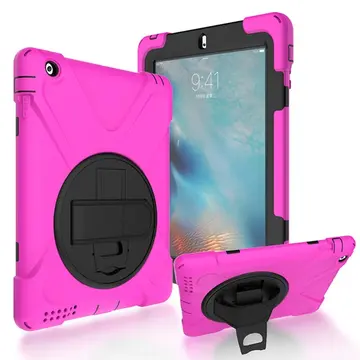 İPad 2/İPad 3/İPad 4/Shockproof 3 Katmanlı Standlı Zırh Kılıf