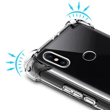 Xiaomi Redmi 6 Pro A2 Lite Darbe Emici Şeffaf Silikon Kılıf