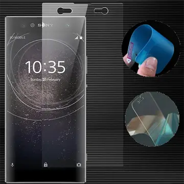 Sony Xperia Xa2 Ultra Esnek Darbe Emici Nano Glass Ekran Koruyucu