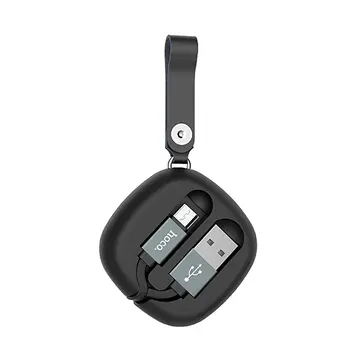 Hoco U33 Taşıma Çantalı  Mikro Usb Kablo